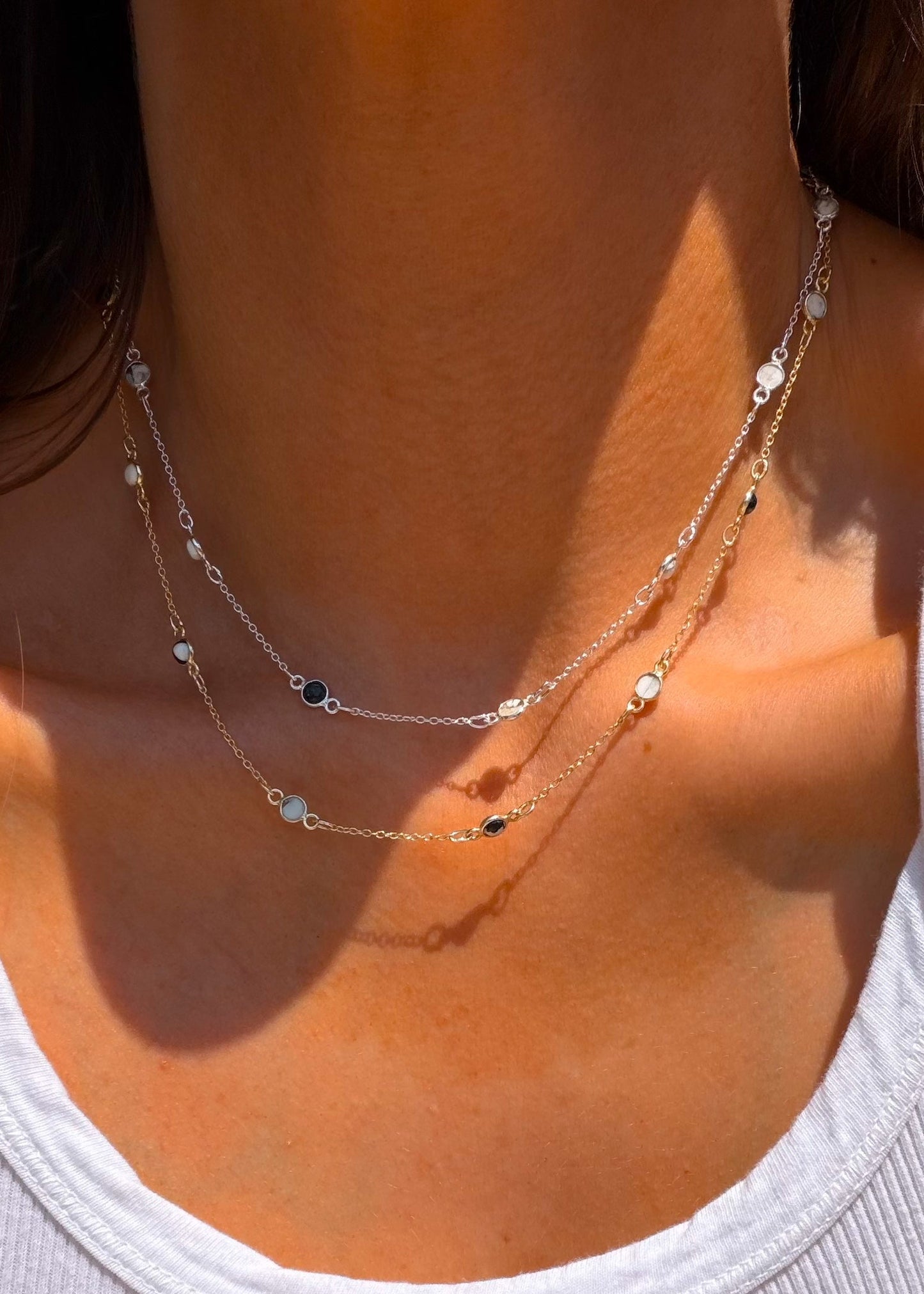 Dainty White Buffalo Pony Club Necklace - Turnback Pony ™ - Necklace