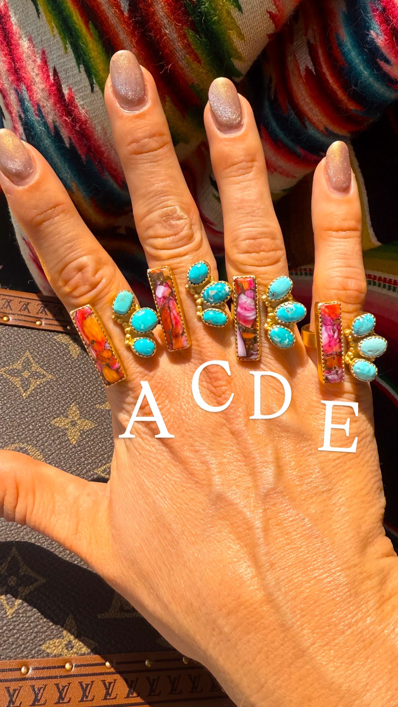 Forget-Me-Not Adjustable Ring - Turnback Pony ™ - Rings