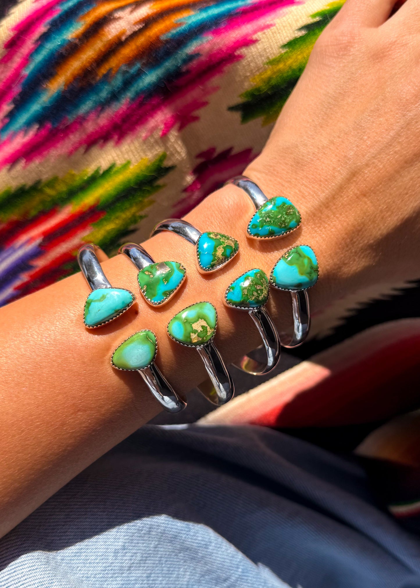 Marais Cuff (pick your stone) - Turnback Pony ™ - Cuff