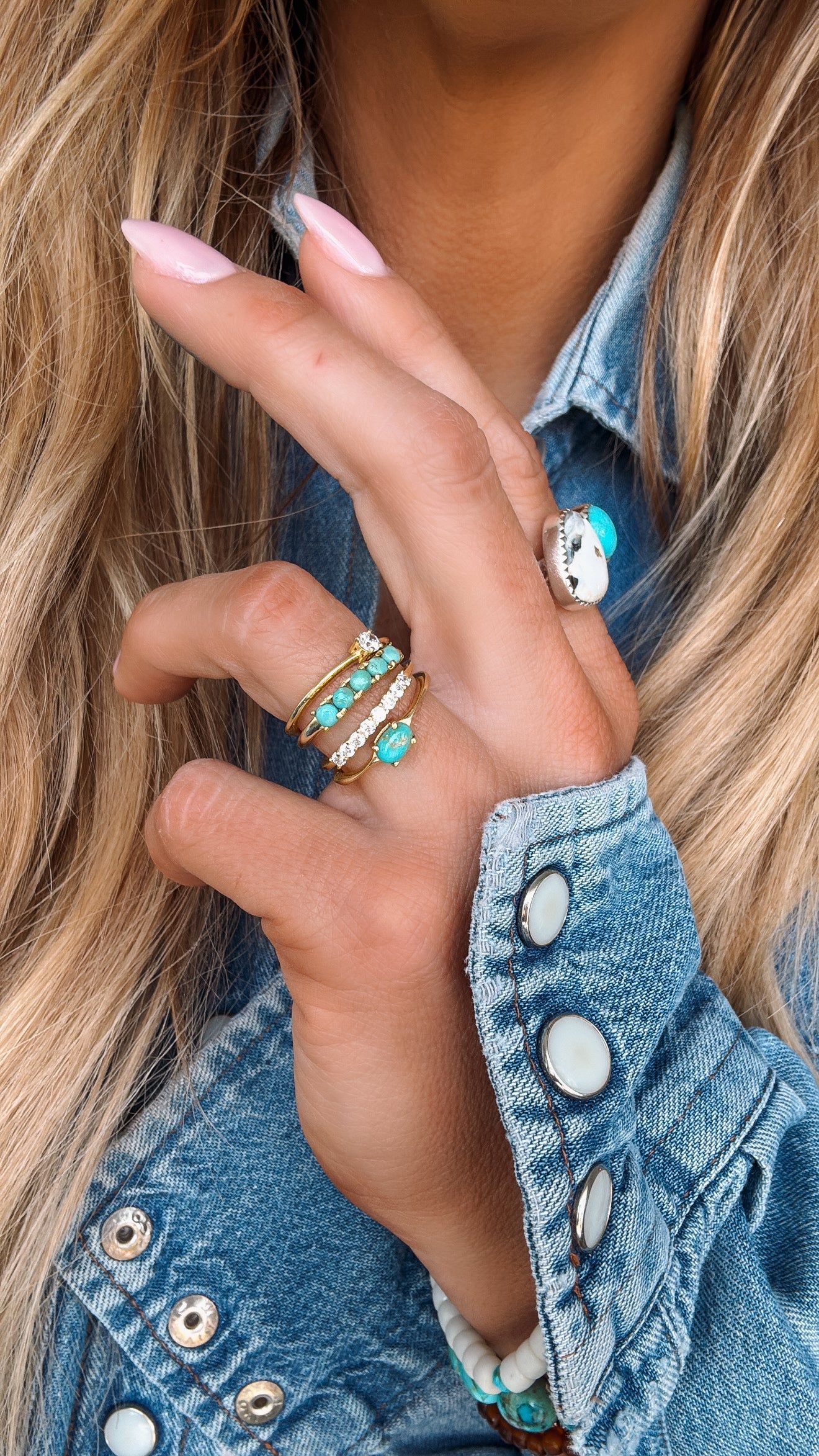 Gold KT Stack - Turnback Pony ™ - Rings