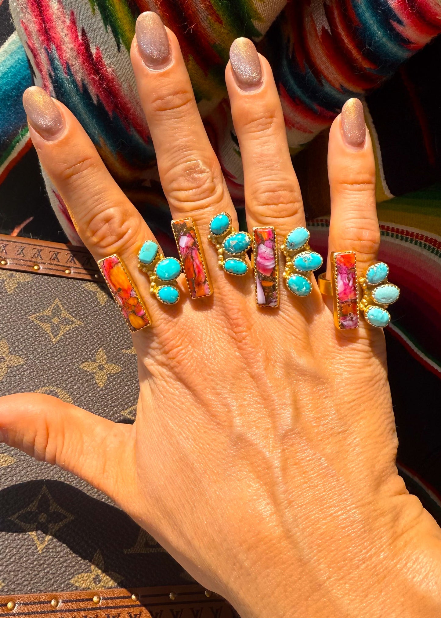 Forget-Me-Not Adjustable Ring - Turnback Pony ™ - Rings