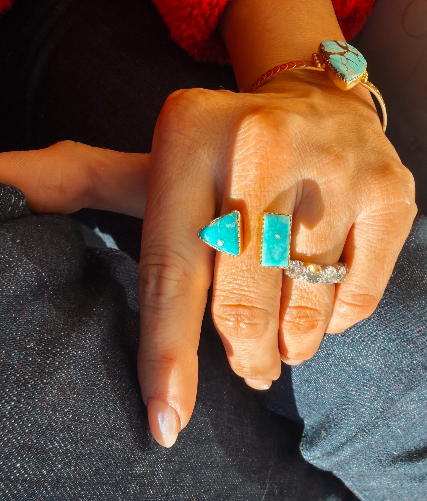 Louisa Path Gold Adjustable Ring