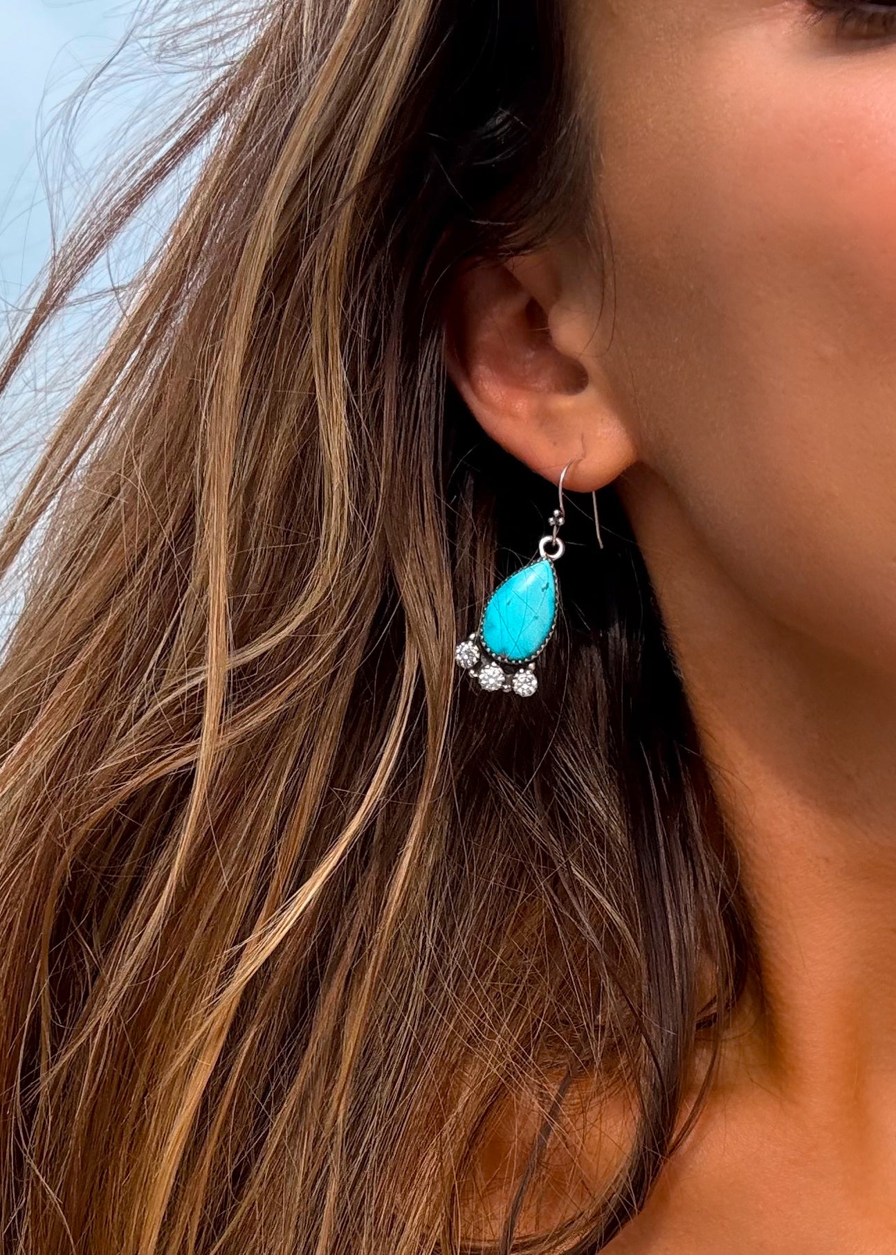 Crystal Earrings - Turnback Pony ™ - Earring