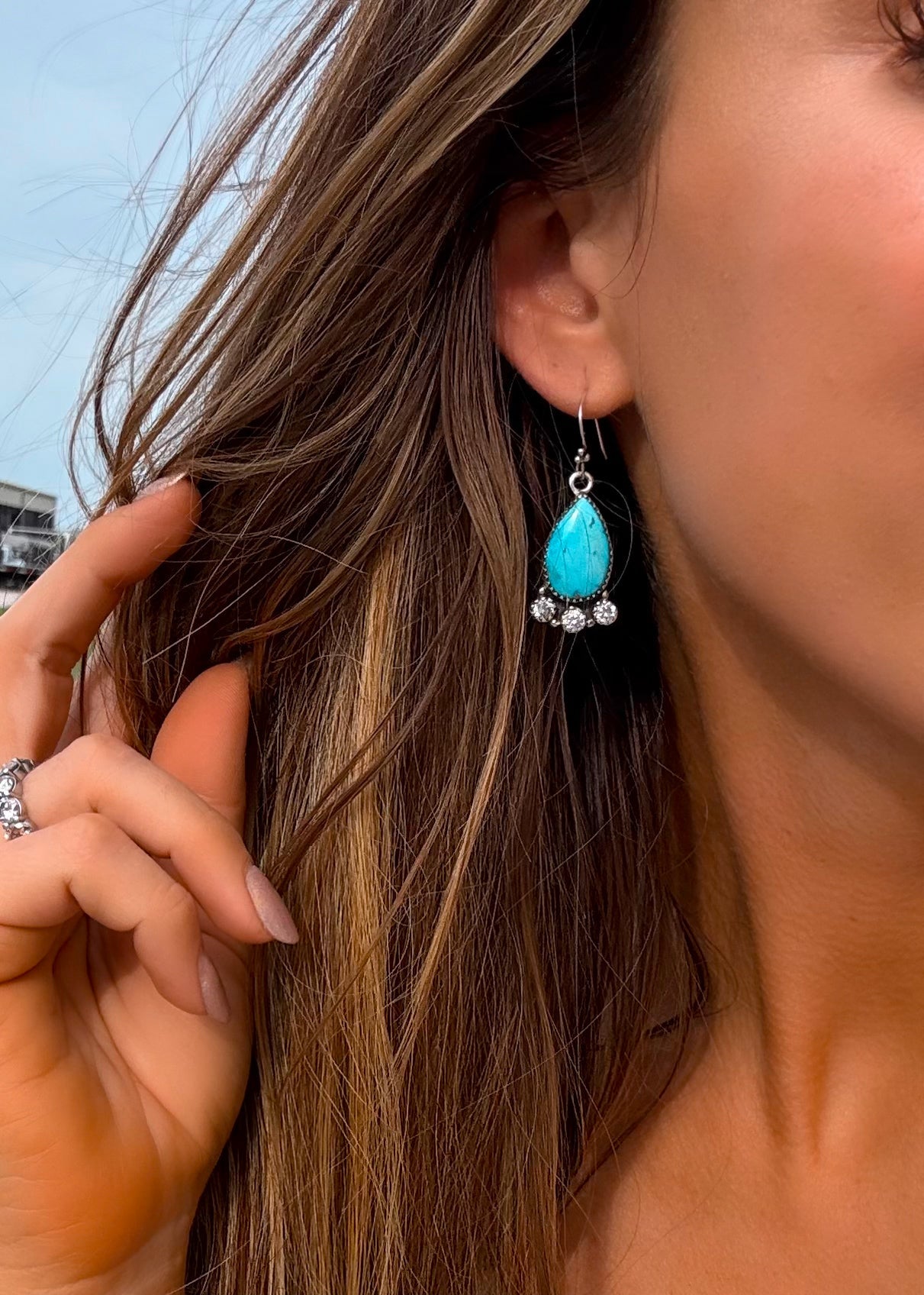 Crystal Earrings - Turnback Pony ™ - Earring