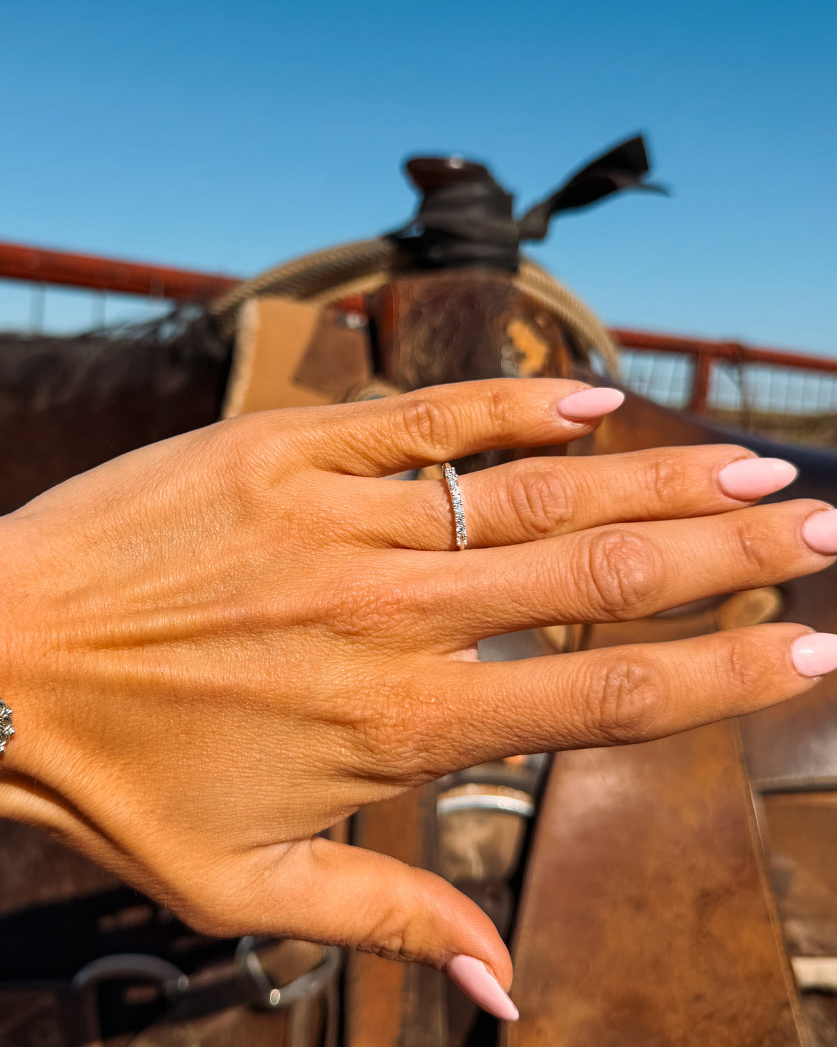 Charlotte Sterling Silver Ring - Turnback Pony ™ -