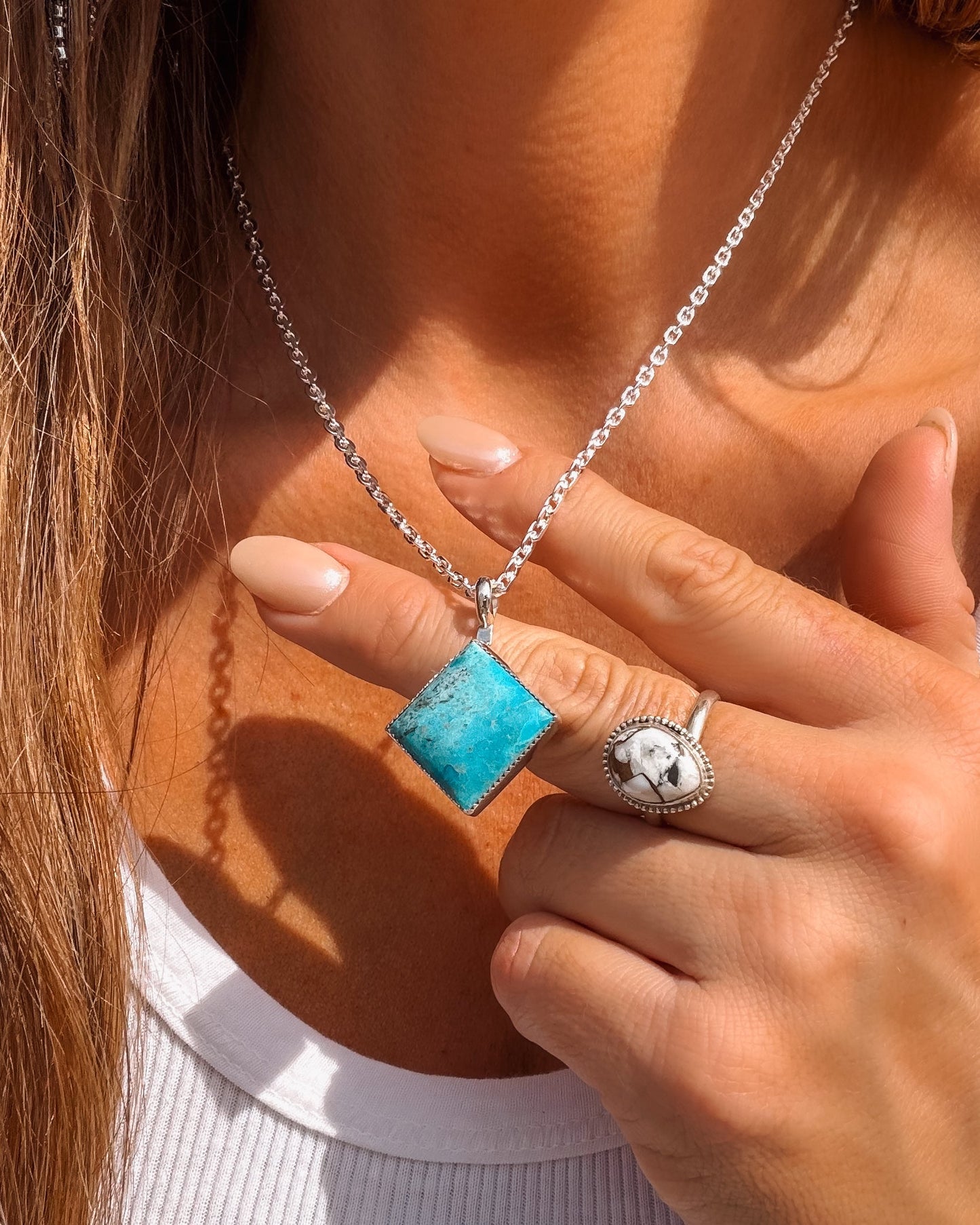 Dad’s Kit Turquoise Necklace - Turnback Pony ™ -