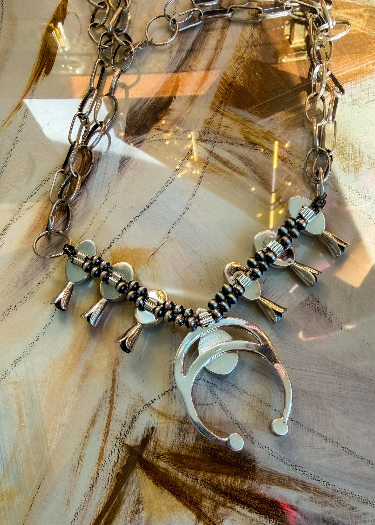 Raina Squash Blossom Necklace