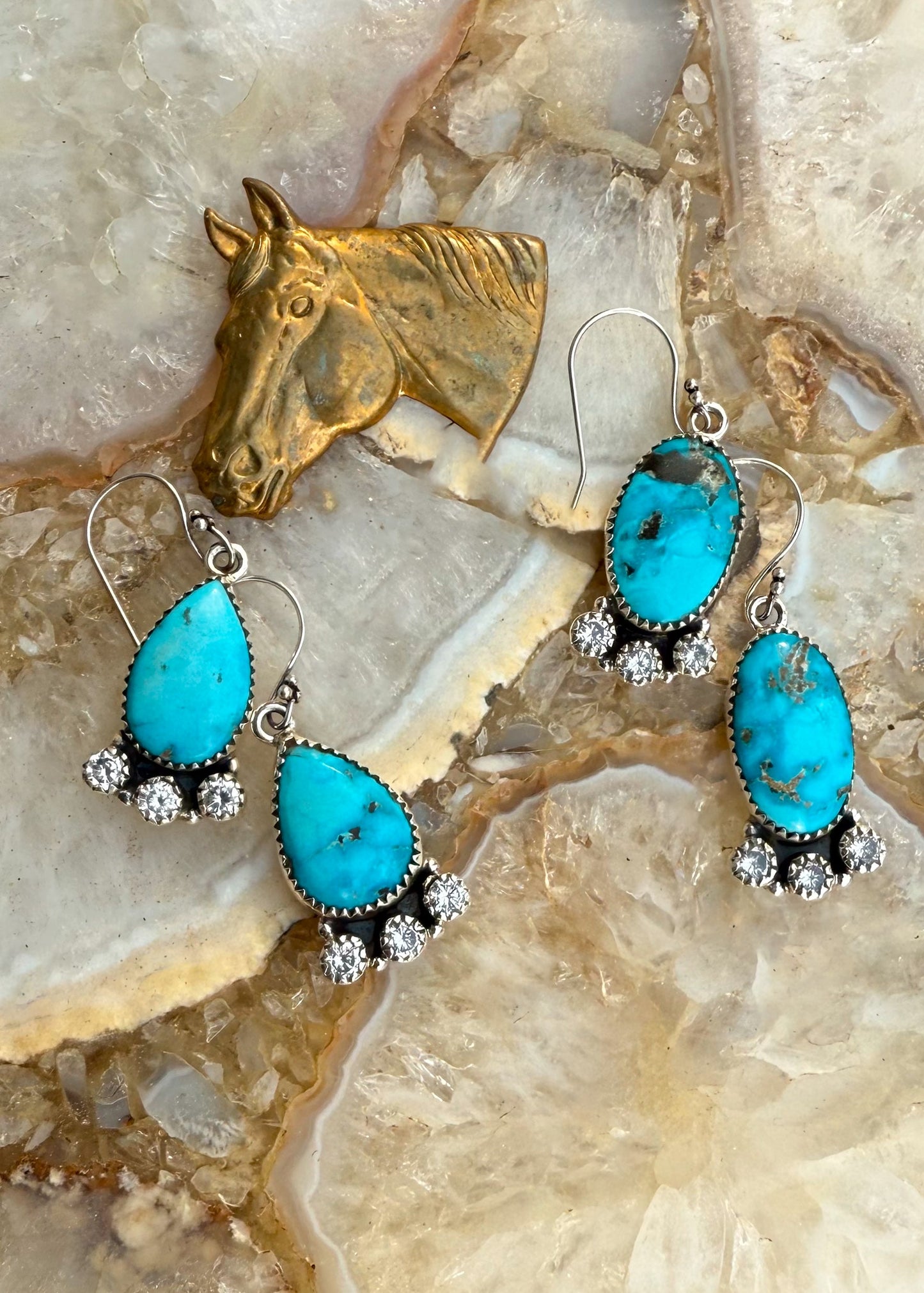 Crystal Earrings - Turnback Pony ™ - Earring