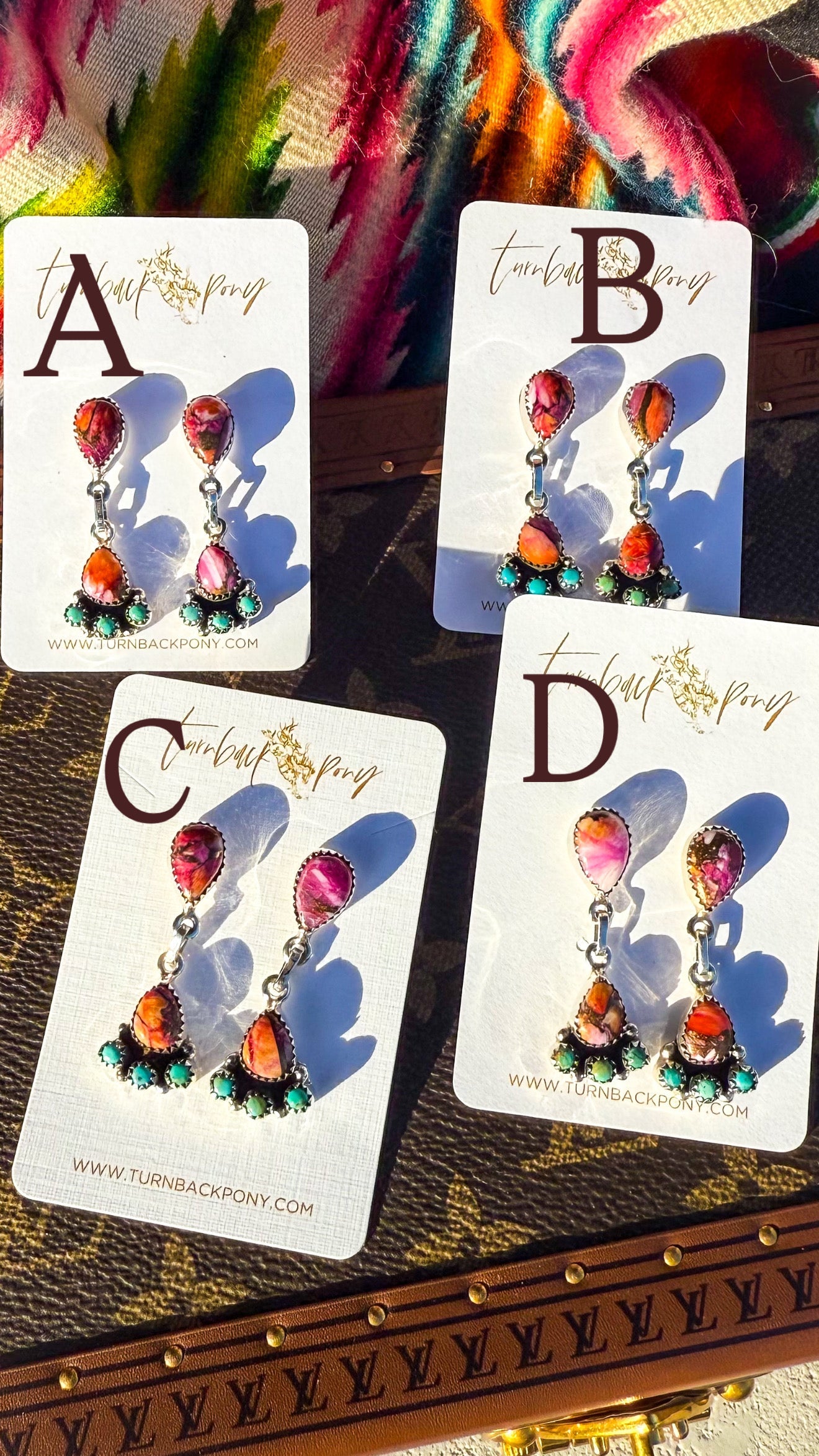 Starie Range Earrings - Turnback Pony ™ - Earrings