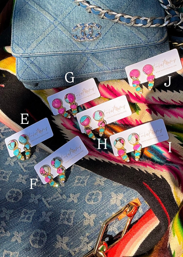 Fayrie Gold Earrings - Turnback Pony ™ - Earrings