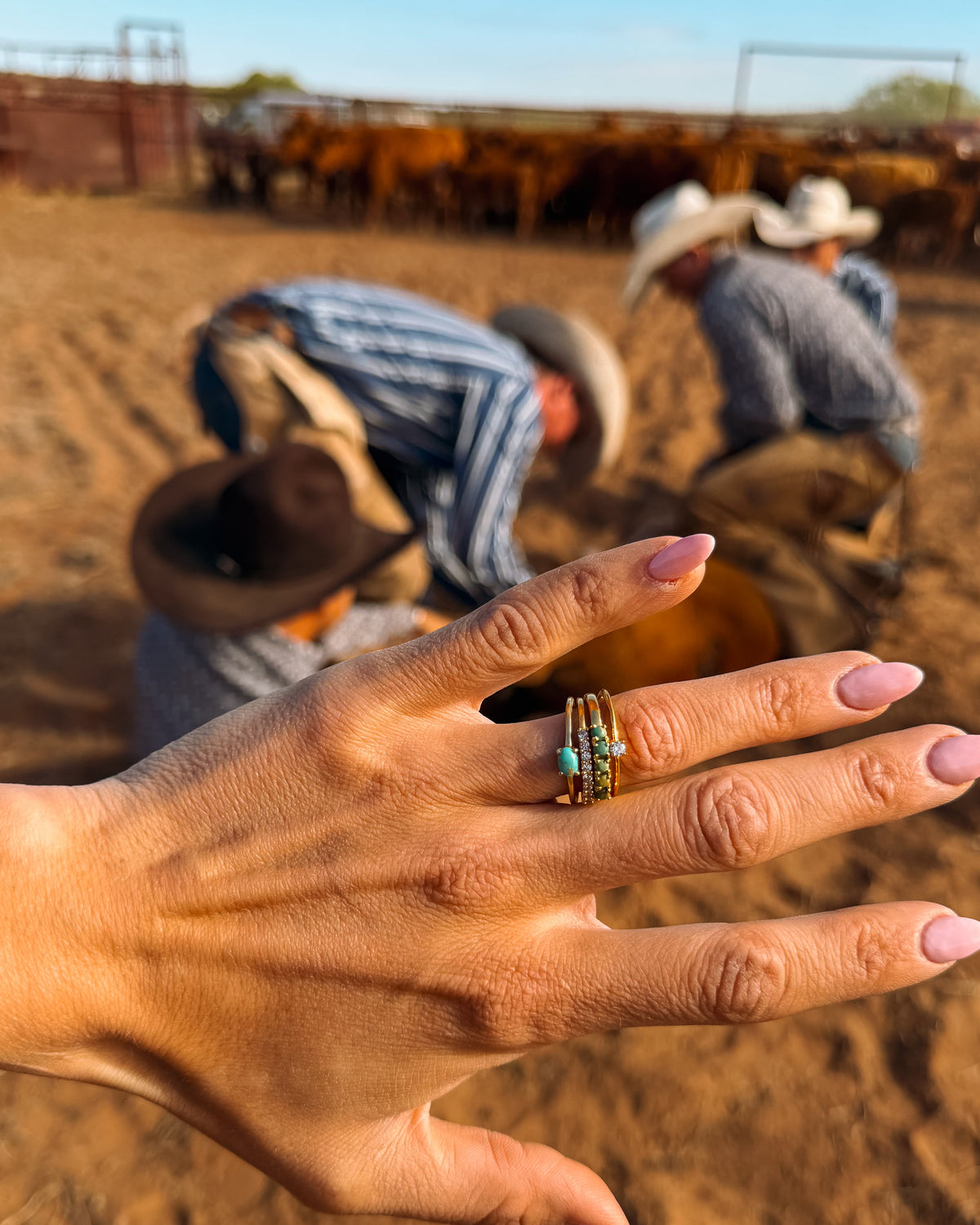 Gold KT Stack - Turnback Pony ™ - Rings
