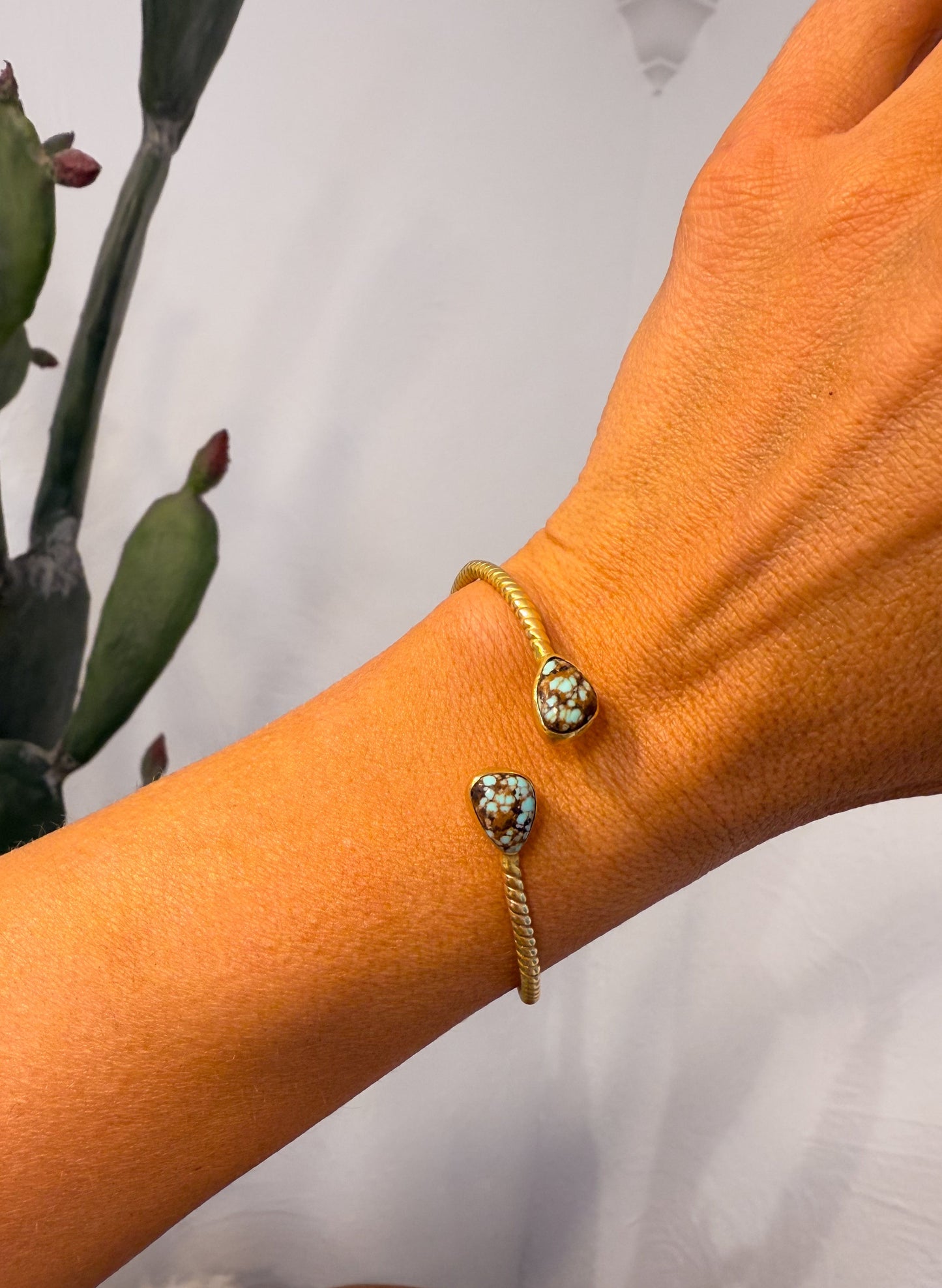2 Stone Gold Cuff