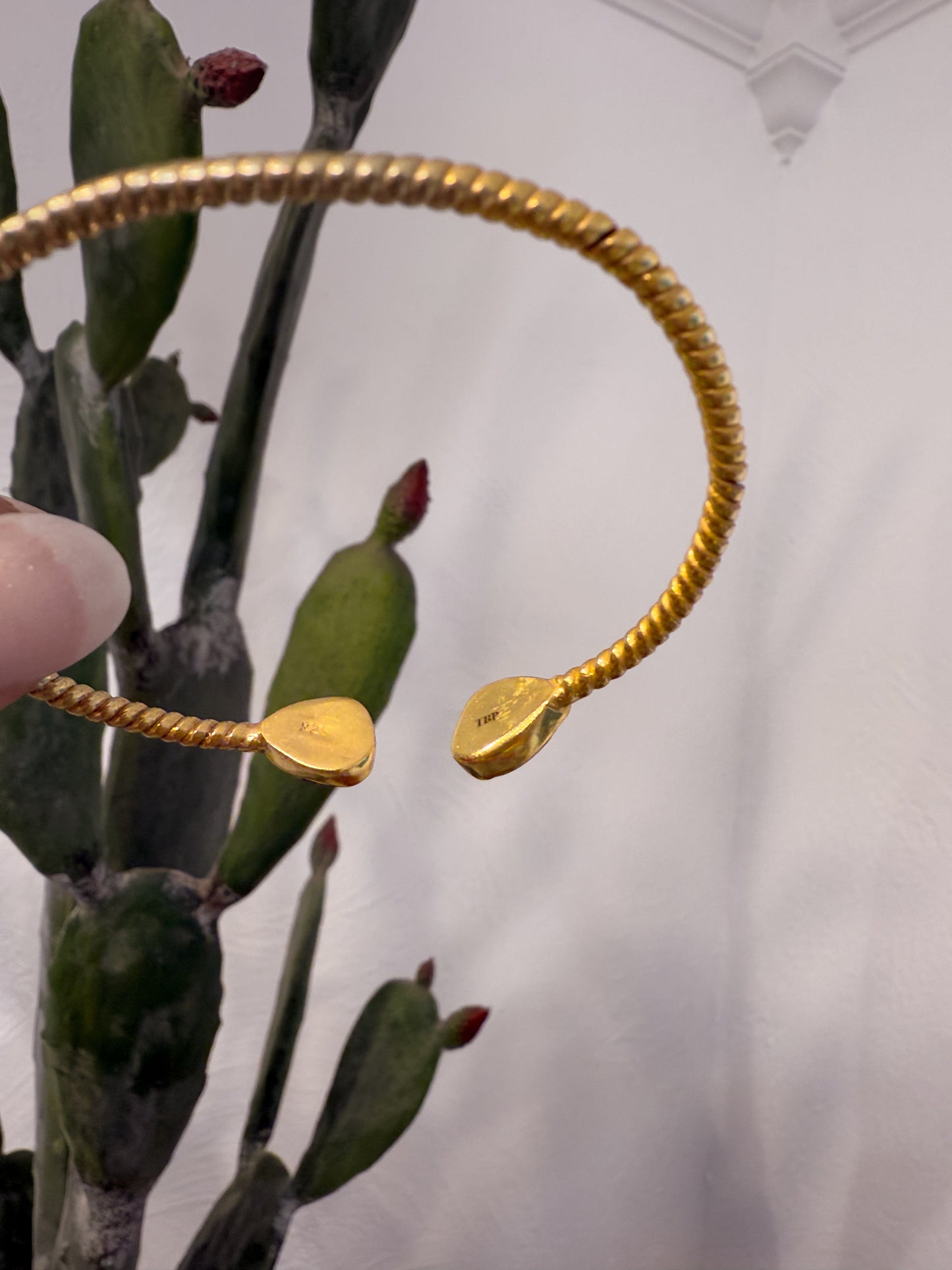 2 Stone Gold Cuff