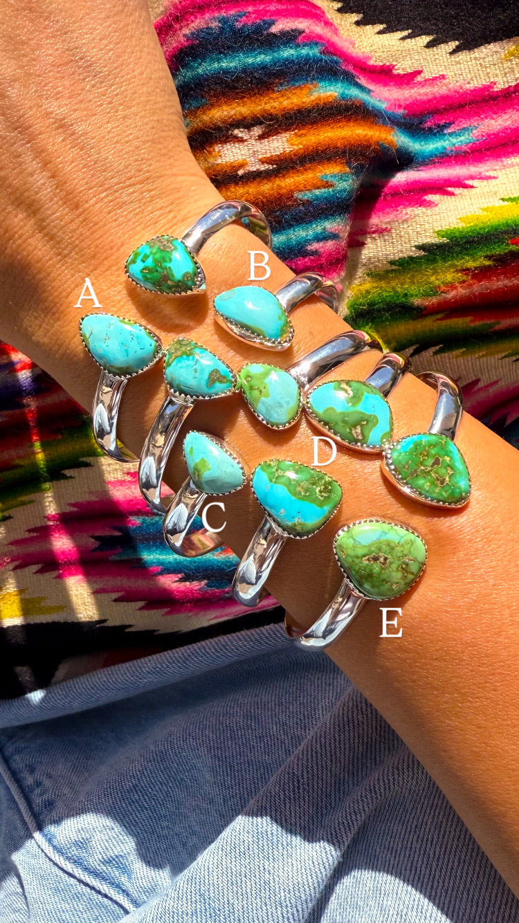 Marais Cuff (pick your stone) - Turnback Pony ™ - Cuff
