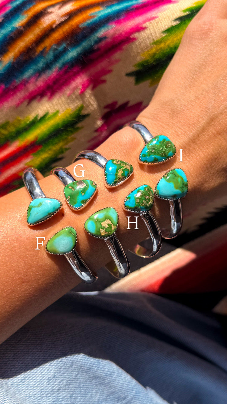 Marais Cuff (pick your stone) - Turnback Pony ™ - Cuff