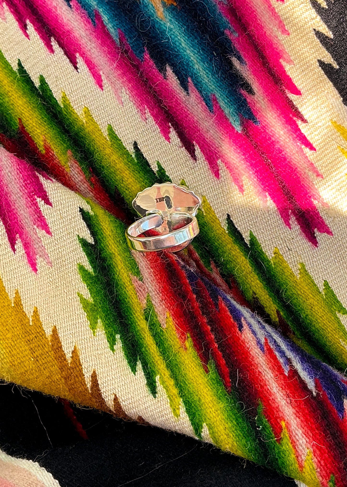 Houndstooth Adjustable Ring - Turnback Pony ™ - Ring