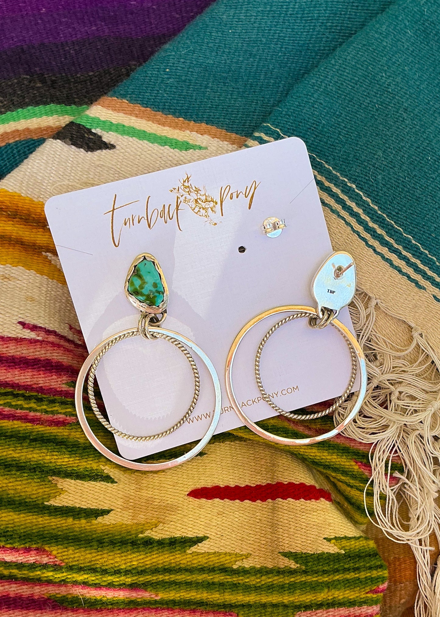 Honeydew Hoops - Turnback Pony ™ - Earrings