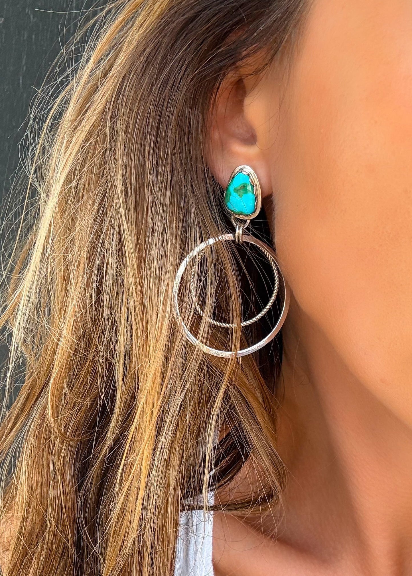 Honeydew Hoops - Turnback Pony ™ - Earrings