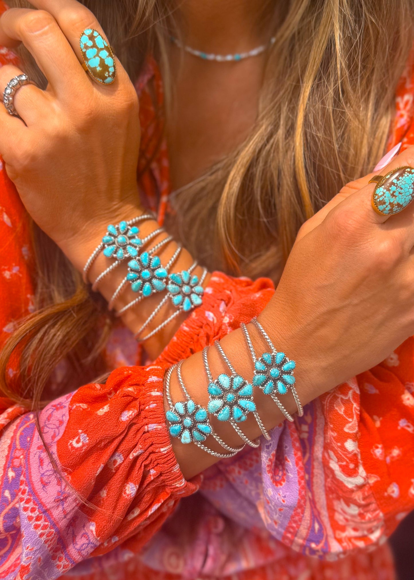 RyLann Cuff (Pick your stone) - Turnback Pony ™ - Bracelets