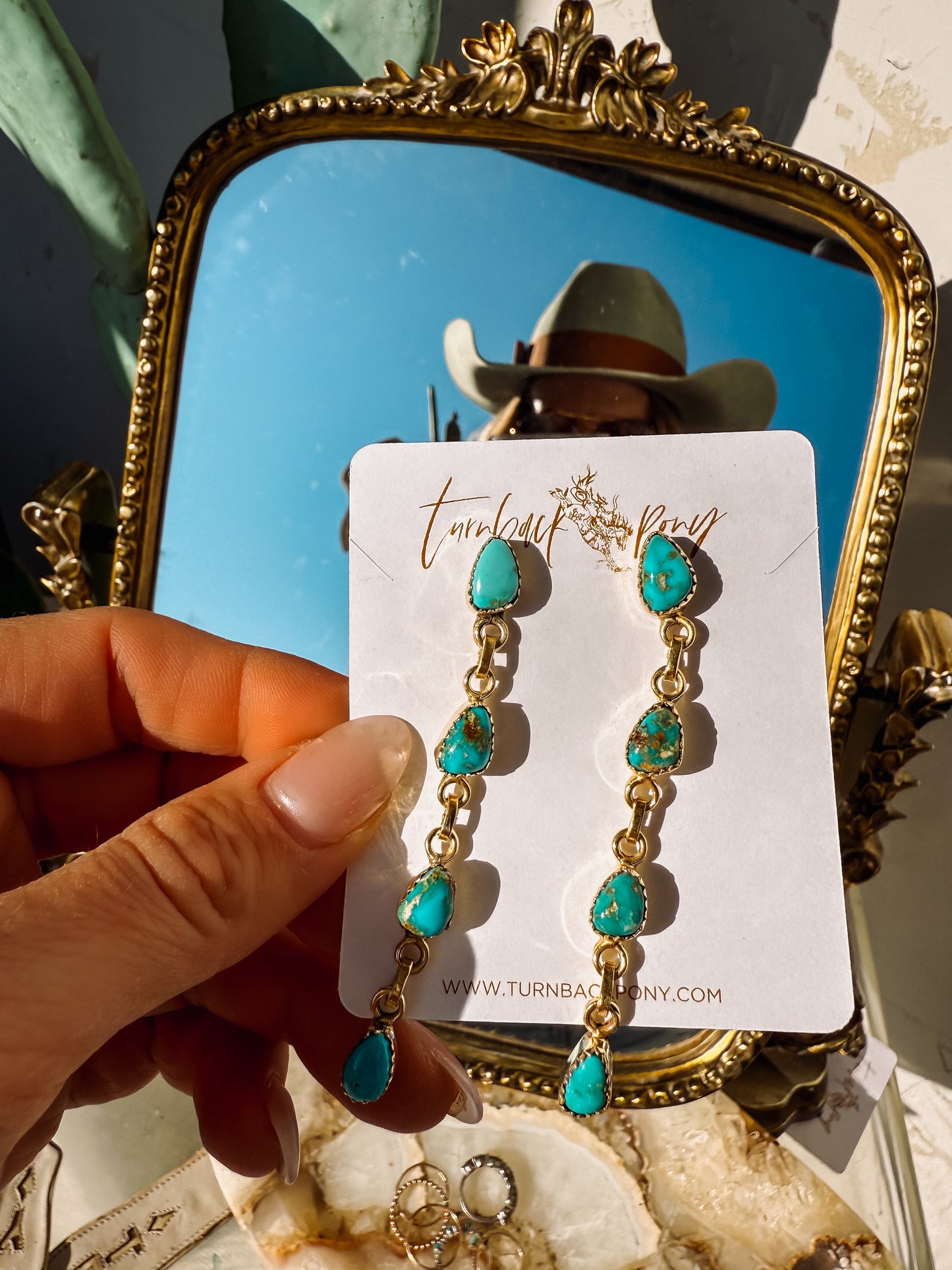 Cheval Gold Earrings