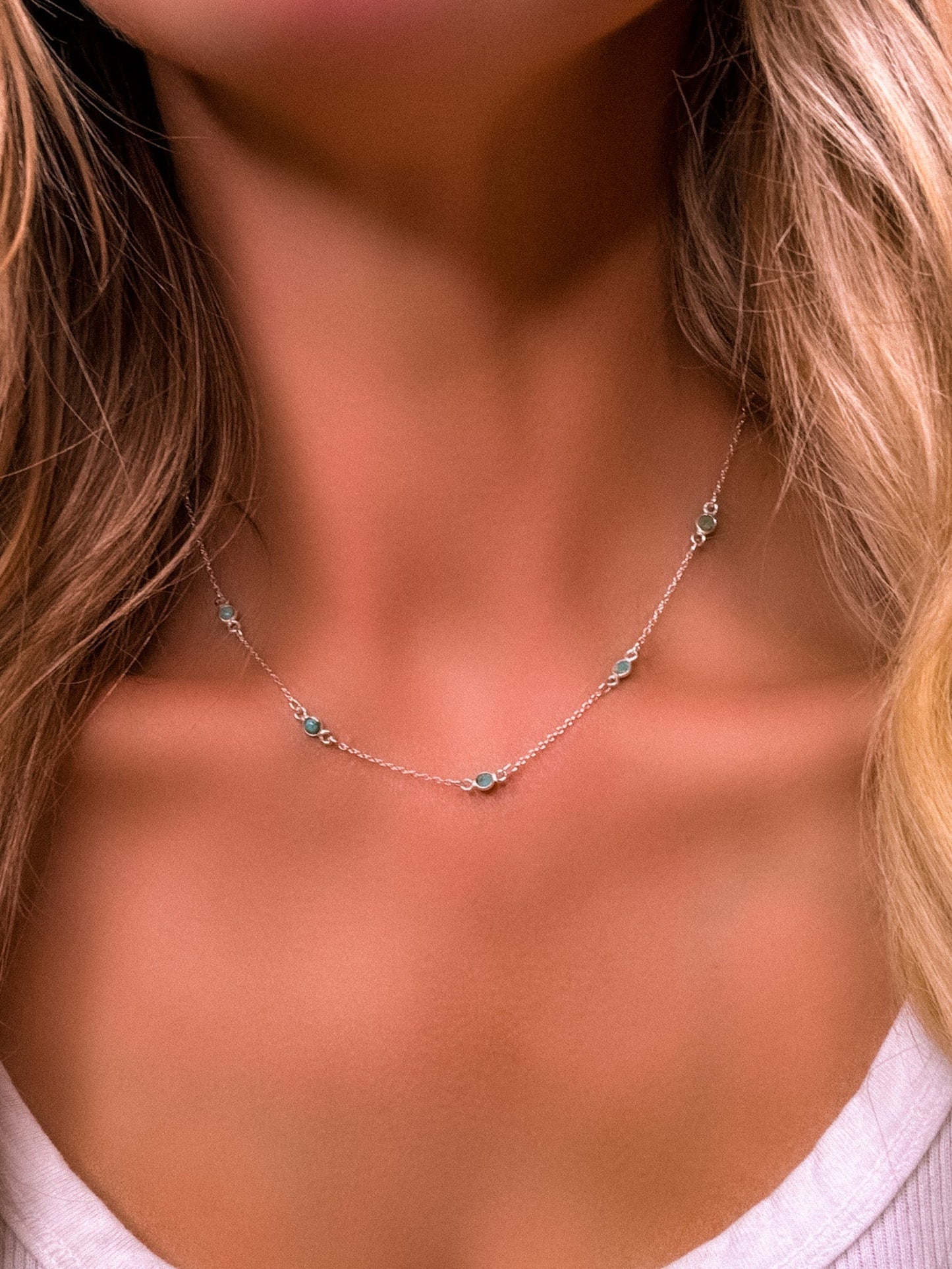 Dainty Pony Club Silver Necklace