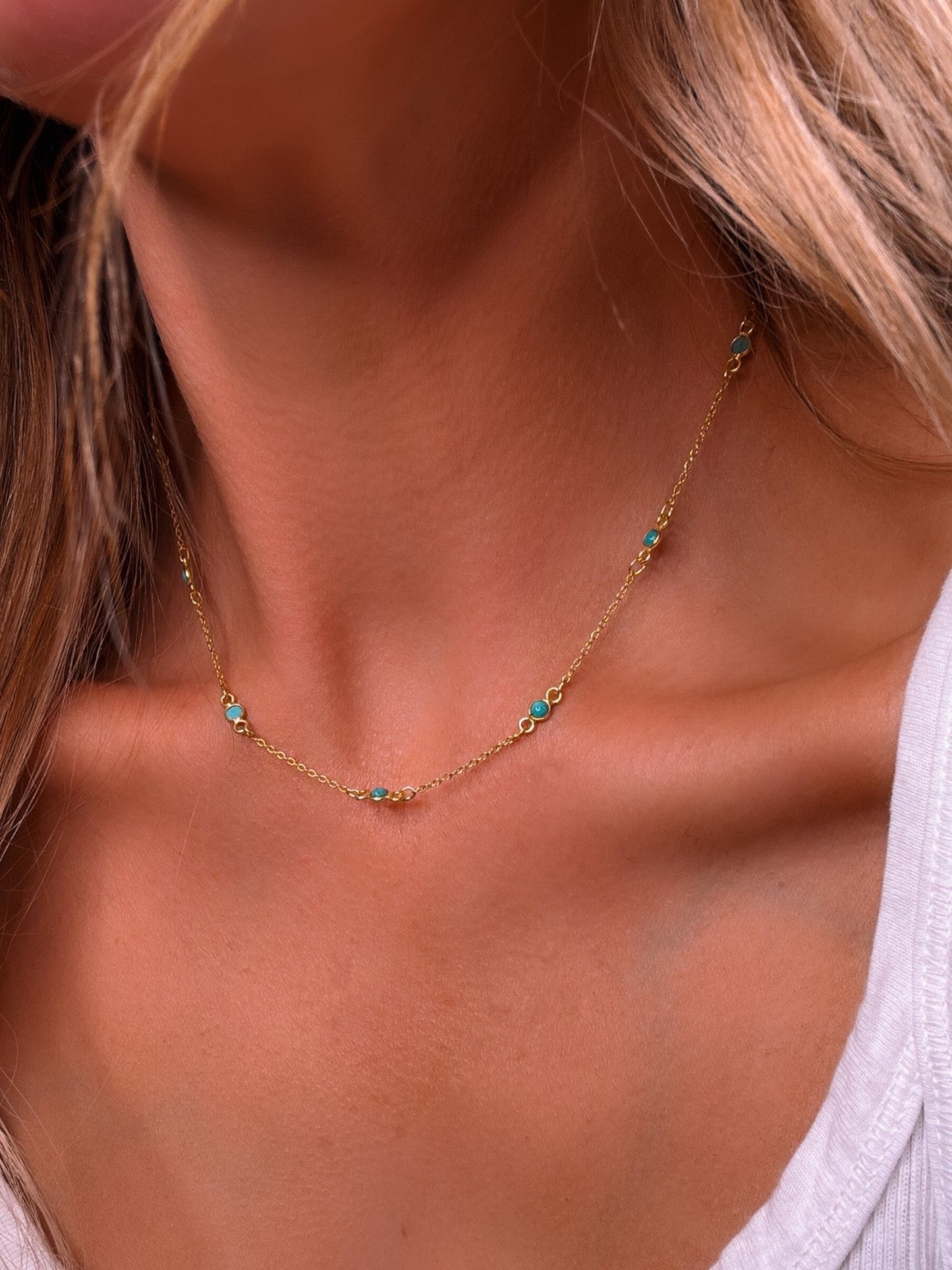 Dainty Pony Club Gold Necklace