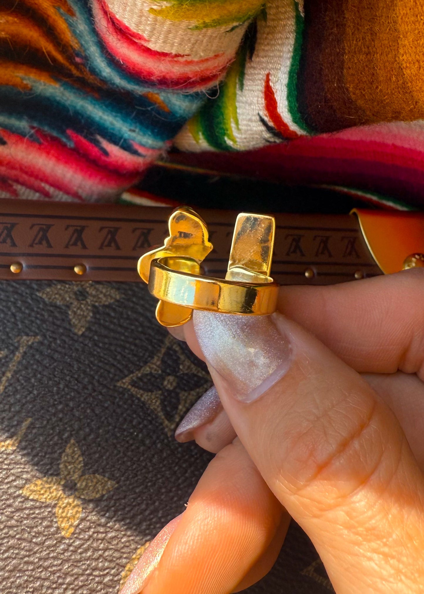 Forget-Me-Not Adjustable Ring - Turnback Pony ™ - Rings