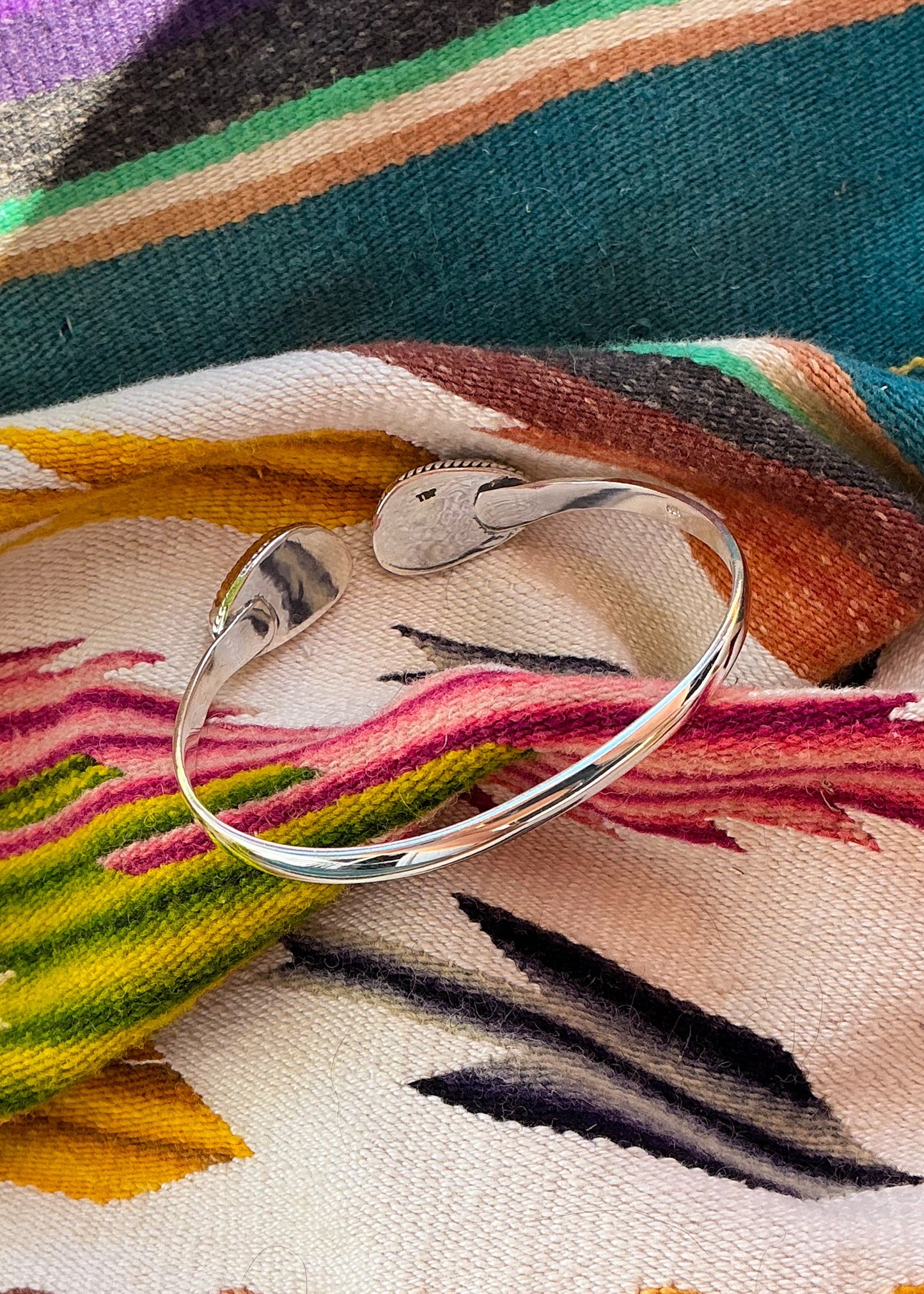 2 Stone Cuff in Pink - Turnback Pony ™ - Cuff