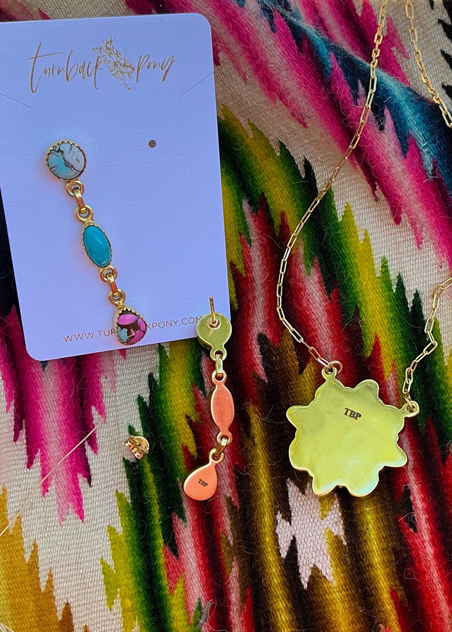 Lydia Set - Turnback Pony ™ - Necklace earring set