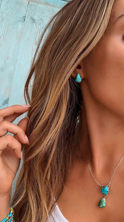 Raindrop Studs - Turnback Pony ™ - Earring