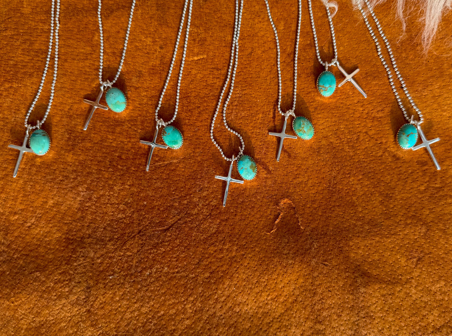 He Lives Silver (Turquoise) Necklace - Turnback Pony ™ - Necklaces