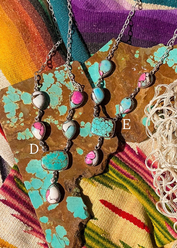 Lucky Charm Necklace (Pick Your Stones) - Turnback Pony ™ - Necklaces