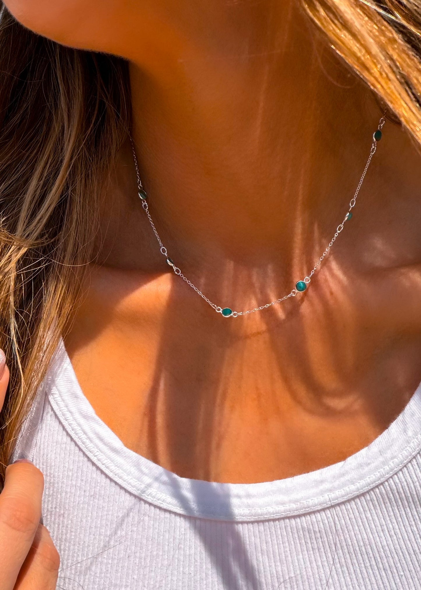 Turquoise Dainty Pony Club Necklace - Turnback Pony ™ - Necklace