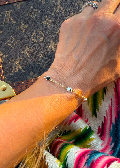 Dainty White Buffalo Pony Club Bracelet - Turnback Pony ™ - Bracelet