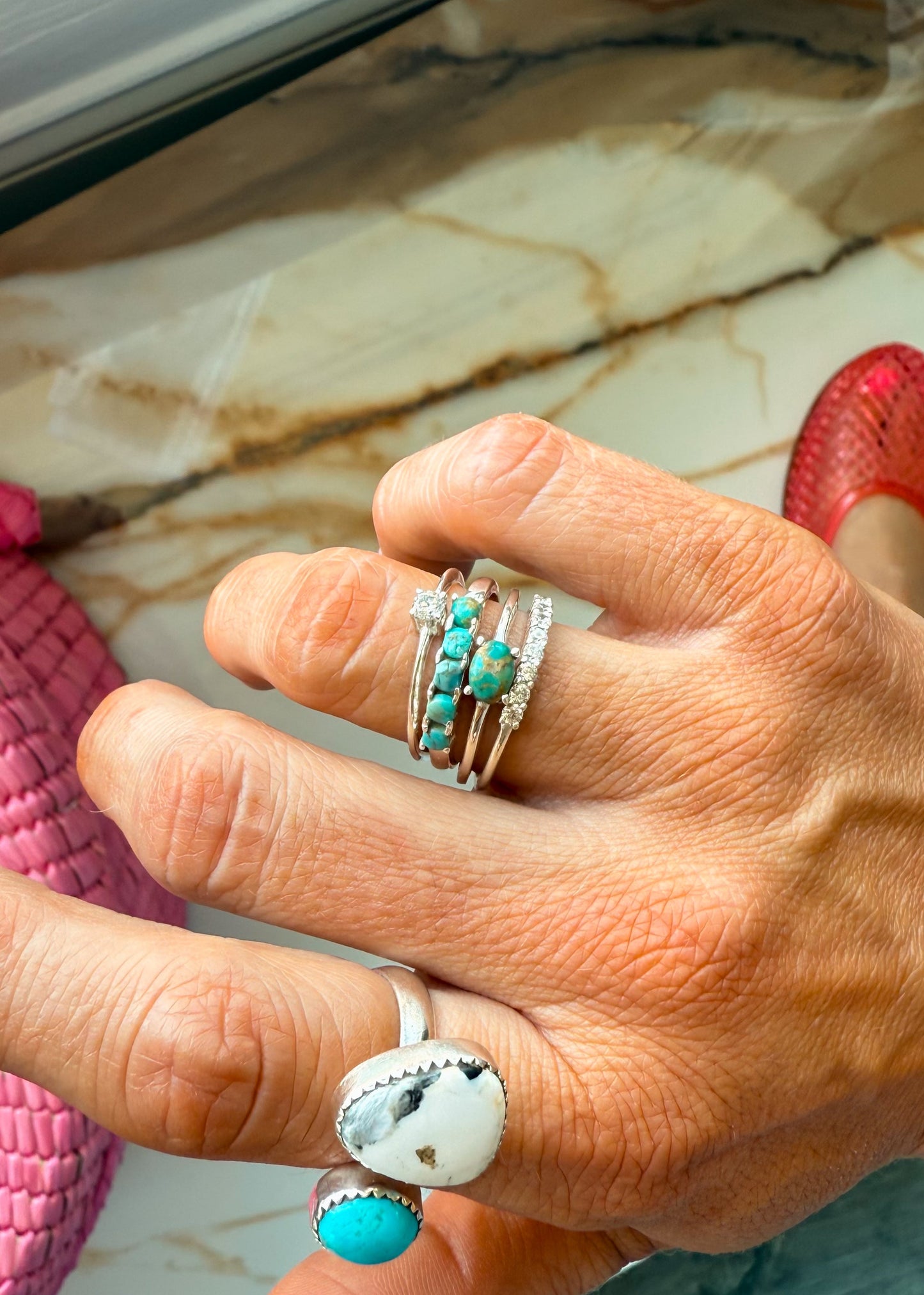 Silver KT Stack - Turnback Pony ™ - Rings