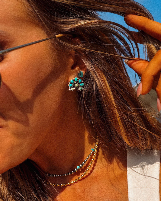 Cluster Stud Earrings
