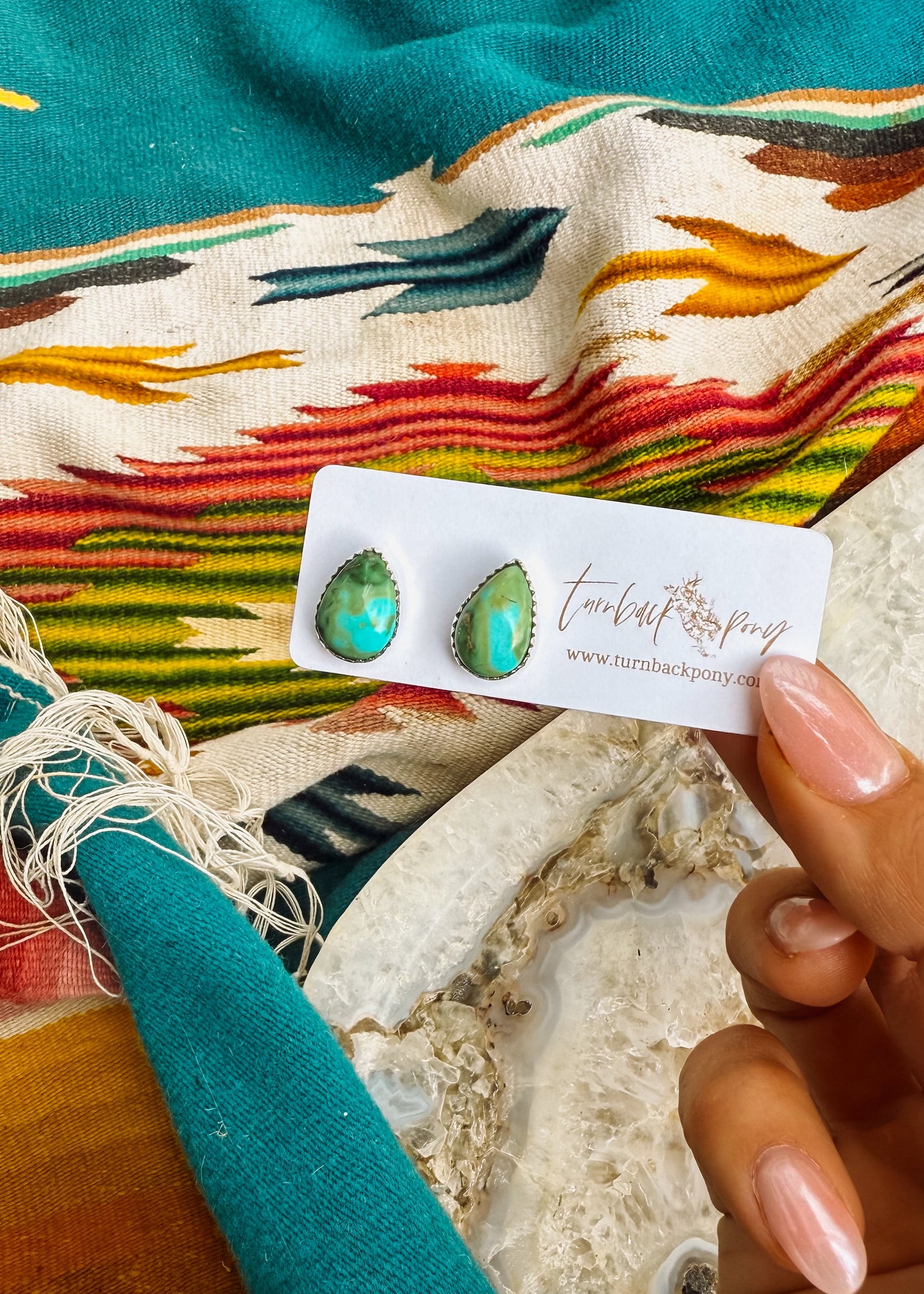 Raindrop Studs - Turnback Pony ™ - Earring
