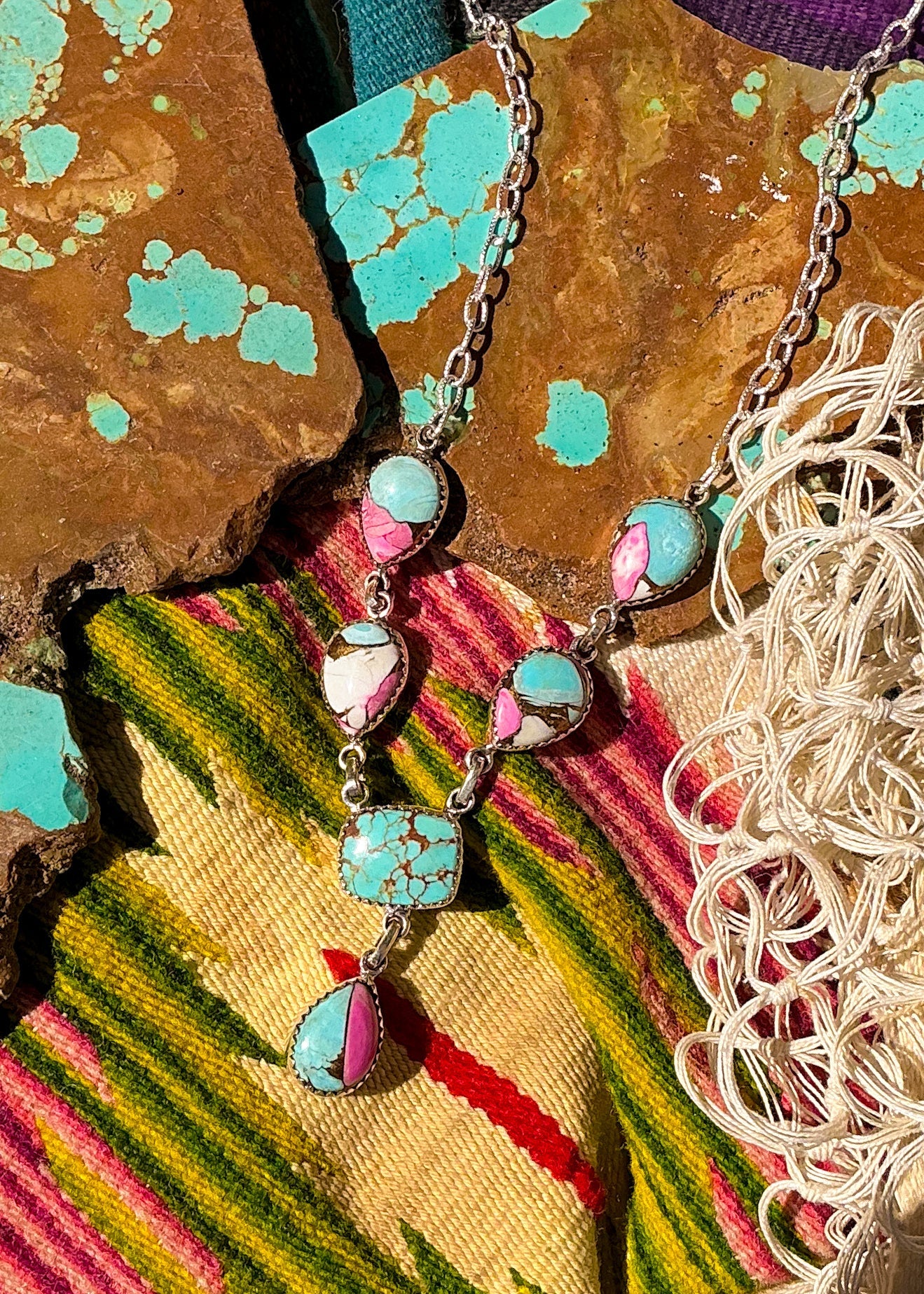 Lucky Charm Necklace (Pick Your Stones) - Turnback Pony ™ - Necklaces