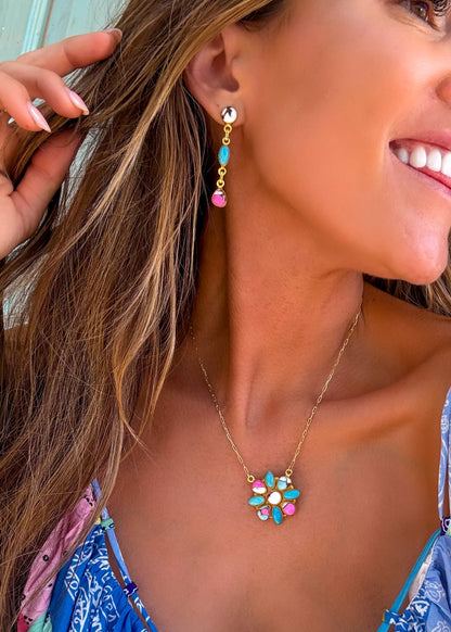 Lydia Set - Turnback Pony ™ - Necklace earring set