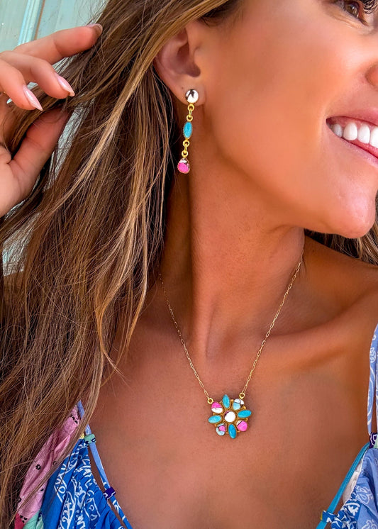 Lydia Set - Turnback Pony ™ - Necklace earring set