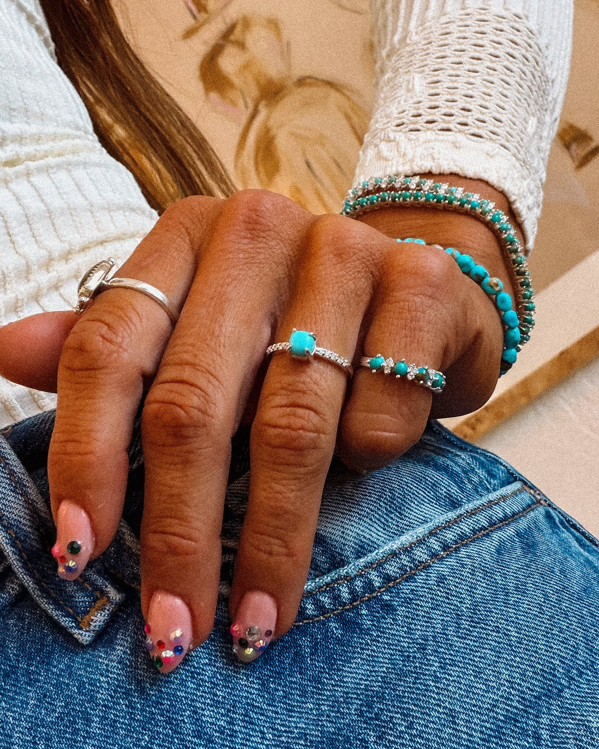 Lorena Diamond Ring - Turnback Pony ™ - Rings