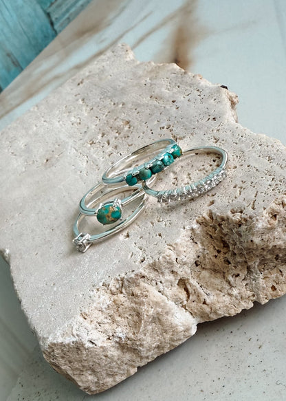 Silver KT Stack - Turnback Pony ™ - Rings