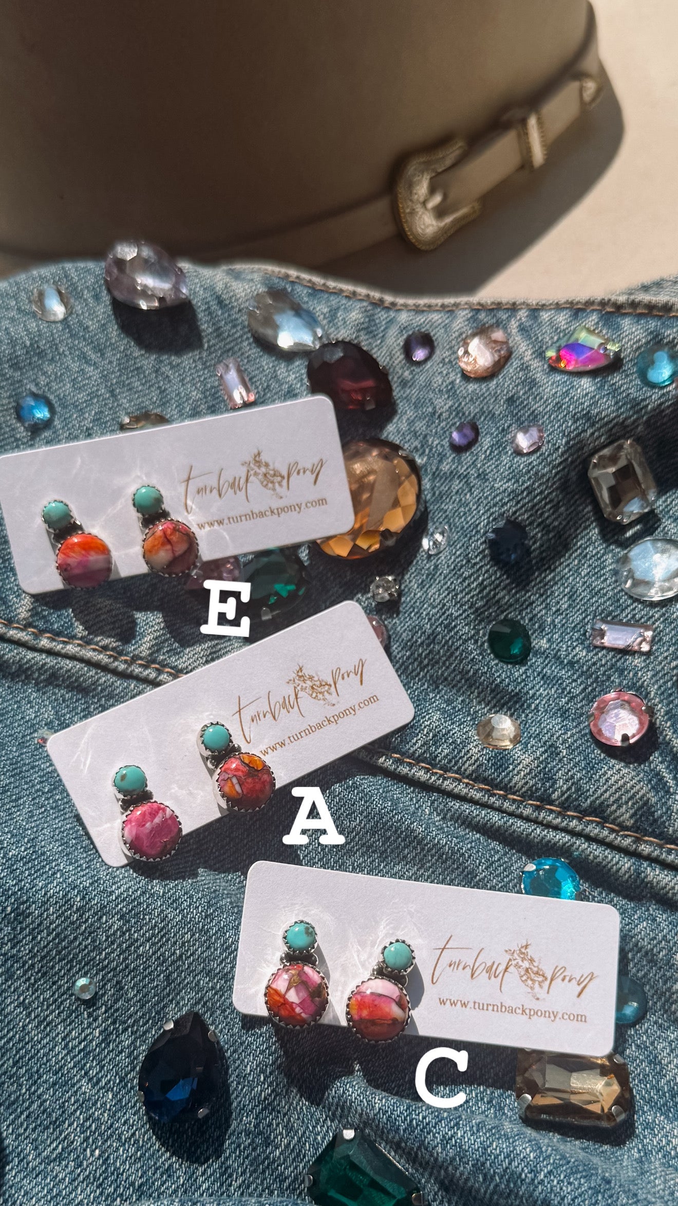 Hold on Tight Earrings - Turnback Pony ™ - Earrings
