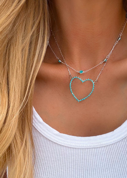 Full Heart Necklace - Turnback Pony ™ - Necklace
