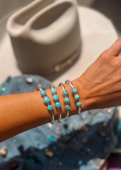 Sacred Cuff (PICK YOUR STONE) - Turnback Pony ™ - Bracelets