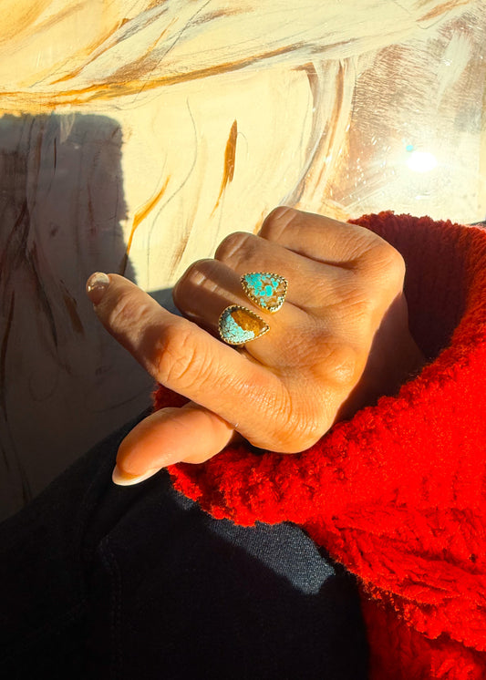 Amelia Gold Adjustable Ring