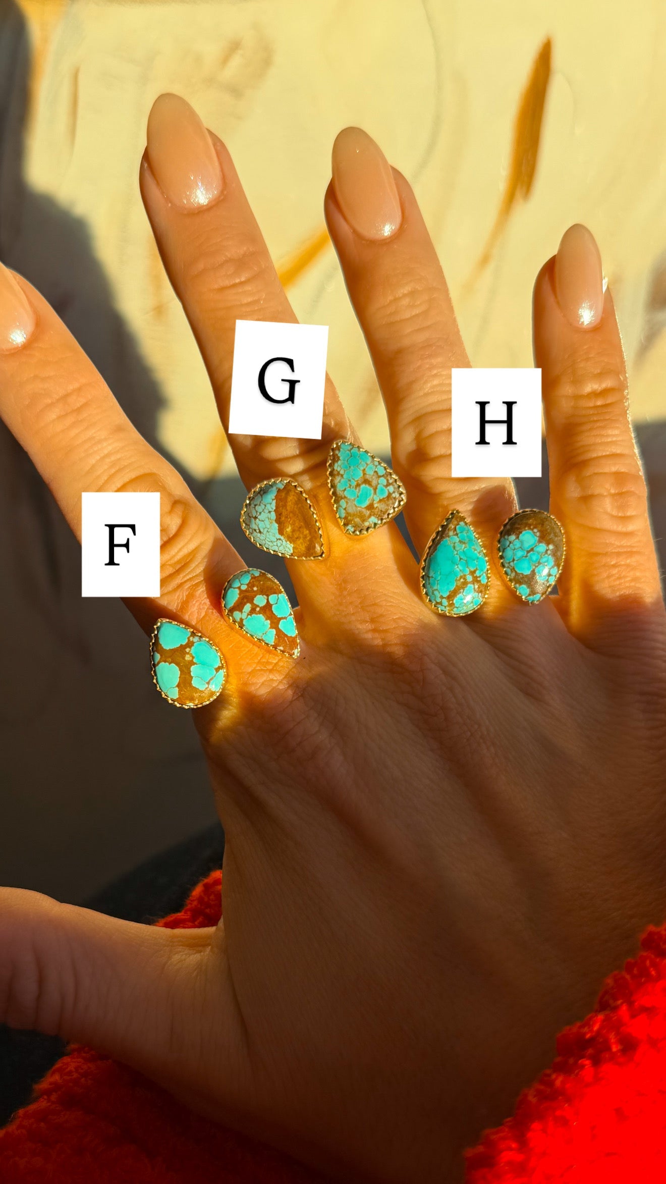 Amelia Gold Adjustable Ring