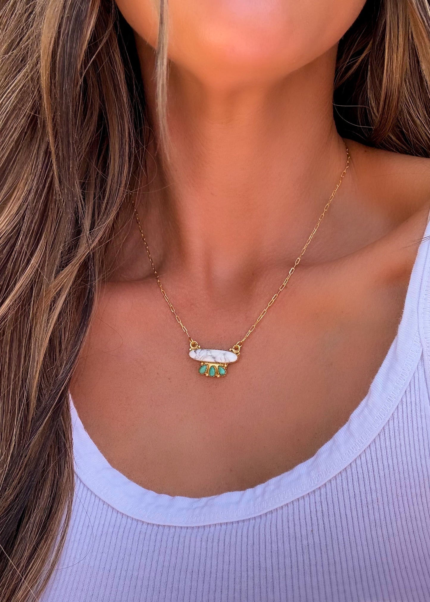 July Gold Necklace - Turnback Pony ™ - Necklace