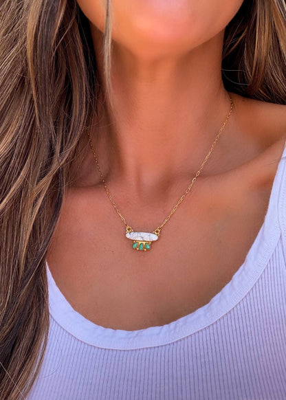 July Gold Necklace - Turnback Pony ™ - Necklace