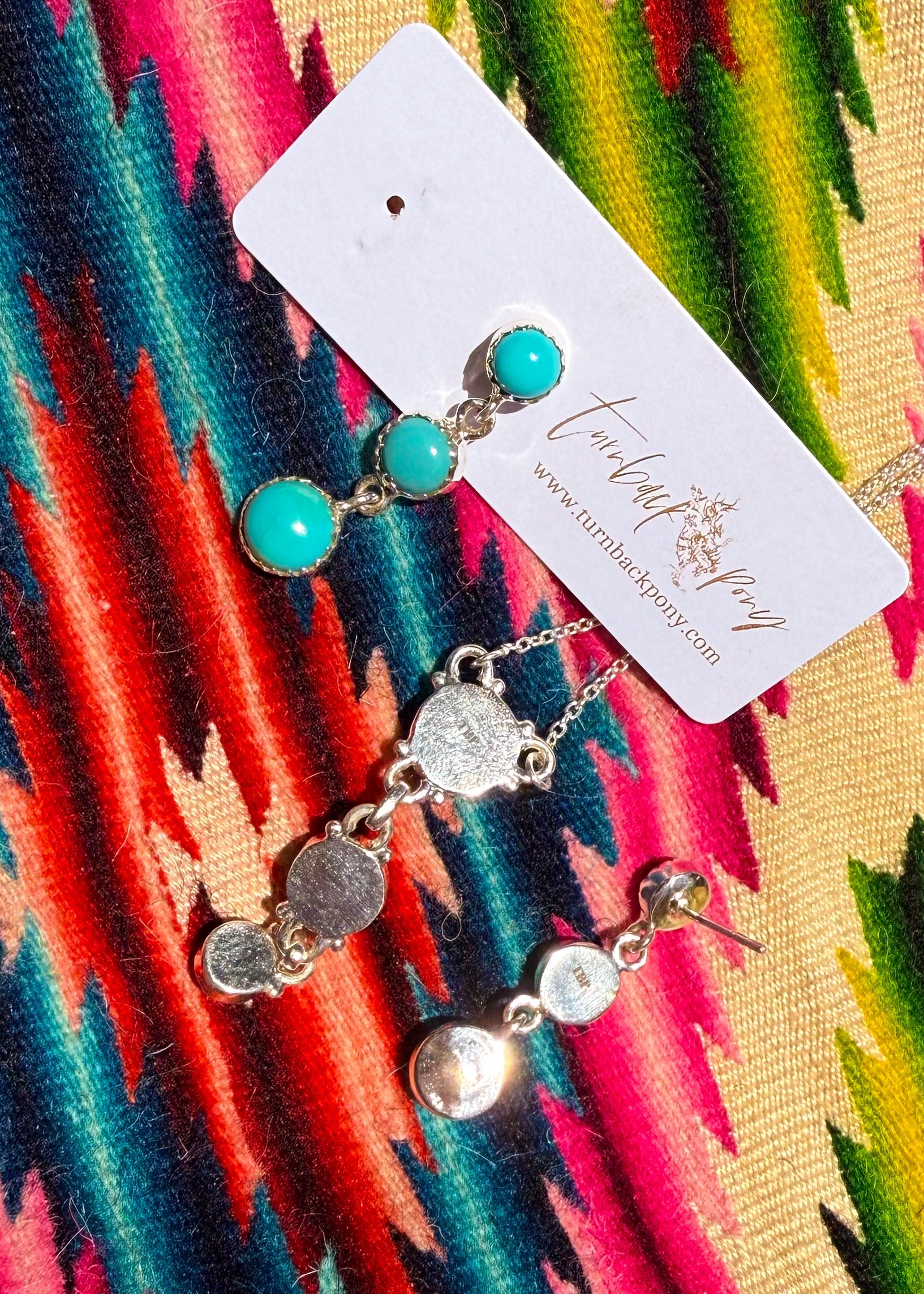 Raven Set - Turnback Pony ™ - Necklace earring set